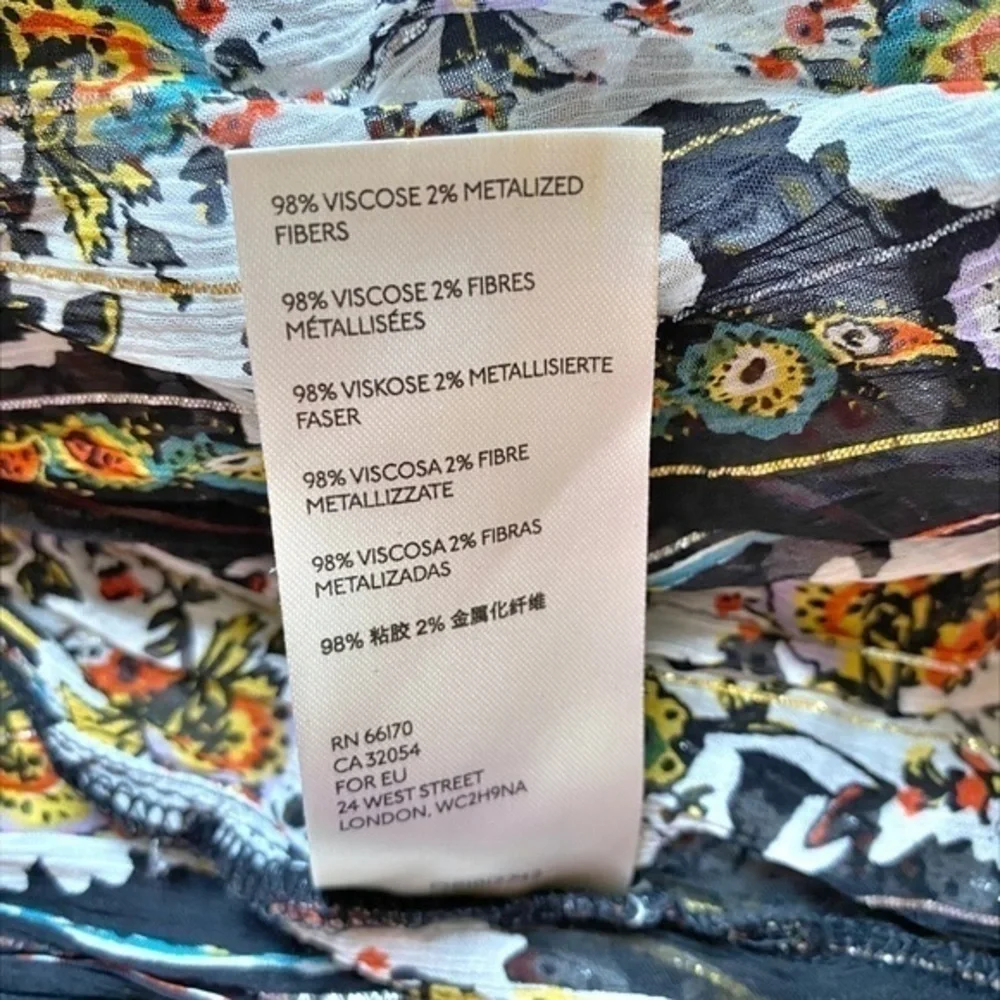 Free People Dance Magic Black Floral Printed Mini Dress - Picture 7 of 13